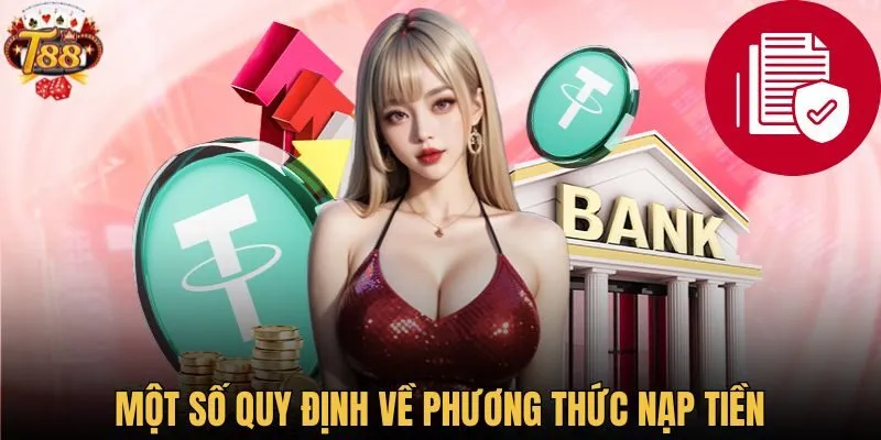 Một số quy định về phương thức nạp tiền