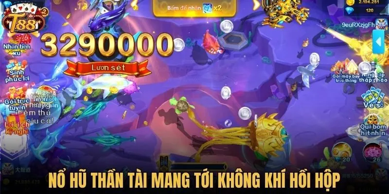 Nổ hũ thần tài mang tới không khí hồi hộp